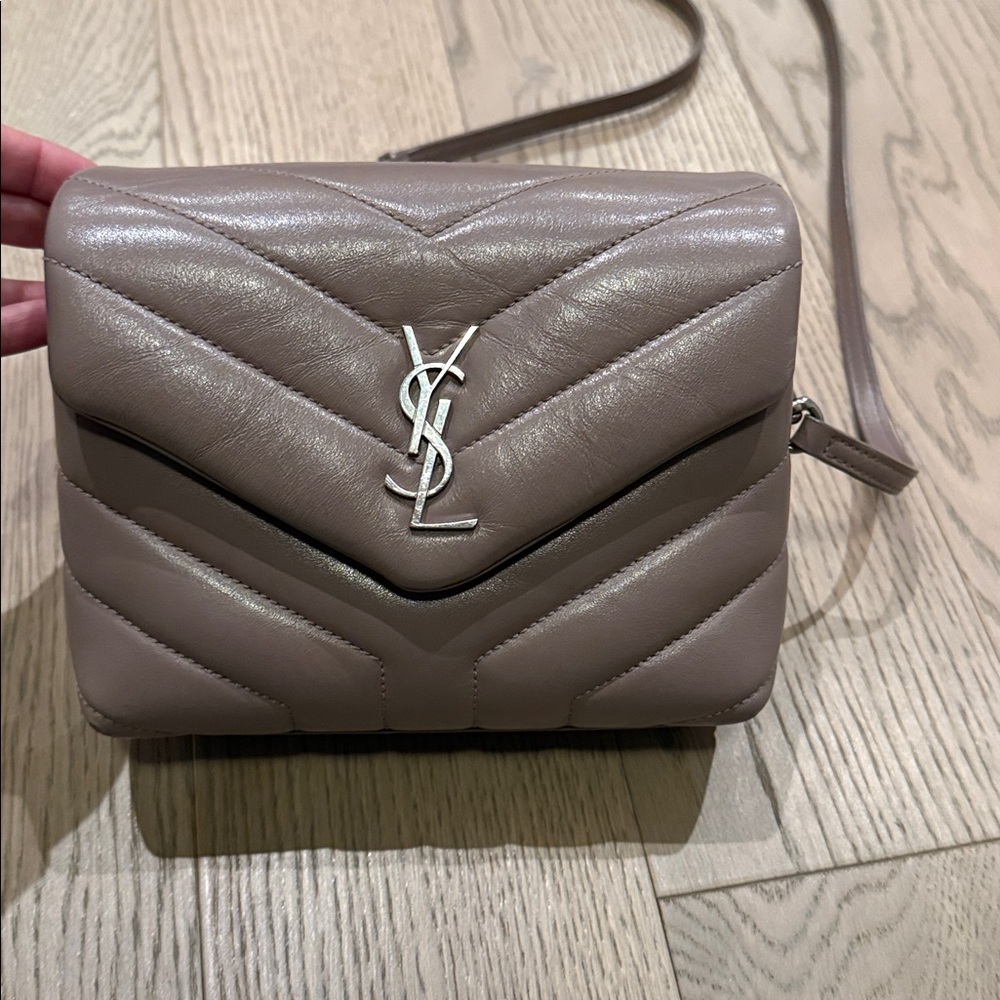 Yves Saint Laurent Beige Crossbody Bag